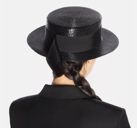 Saint Laurent Lacquer Boat Hat